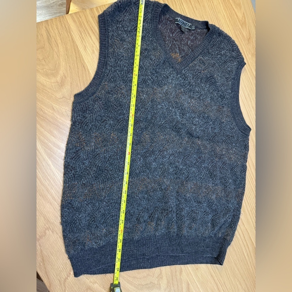 Peruvian Connection Alpaca Wool Sweater Vest V-Neck Size L Peru - Picture 7 of 7